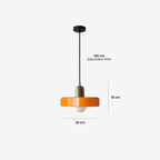 Skiva pendant, olive cap