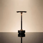 Solva cordless table lamp in black