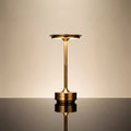 Solva cordless table lamp in brass
